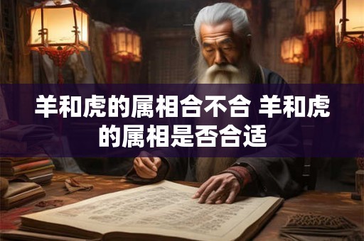 羊和虎的属相合不合 羊和虎的属相是否合适
