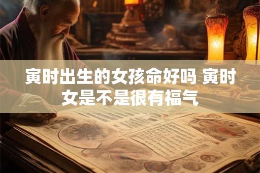 寅时出生的女孩命好吗 寅时女是不是很有福气