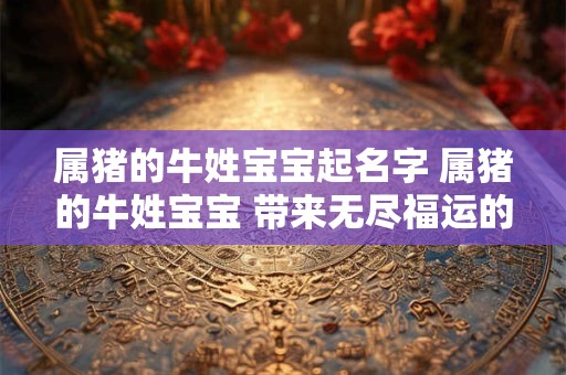 属猪的牛姓宝宝起名字 属猪的牛姓宝宝 带来无尽福运的名字