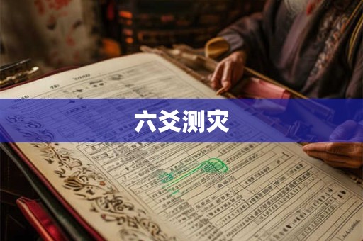 六爻测灾 六爻测灾
