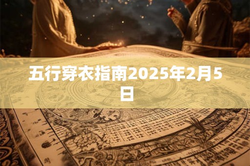 五行穿衣指南2025年2月5日