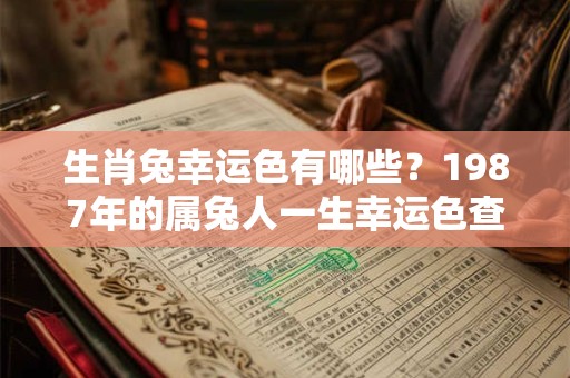 生肖兔幸运色有哪些？1987年的属兔人一生幸运色查询！