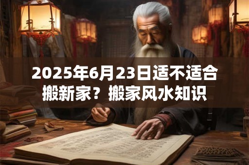 2026年6月23日适不适合搬新家？搬家风水知识
