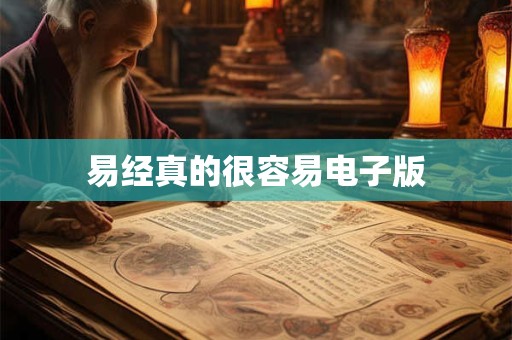 易经真的很容易电子版