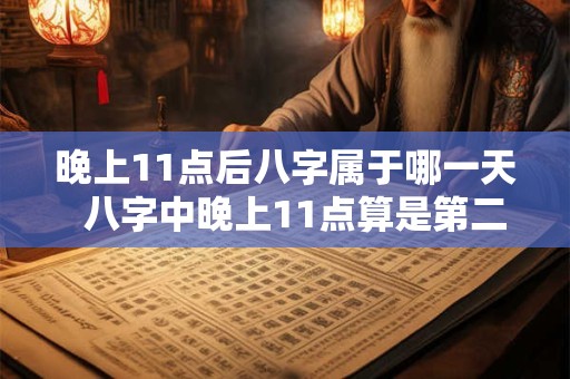 晚上11点后八字属于哪一天  八字中晚上11点算是第二天吗