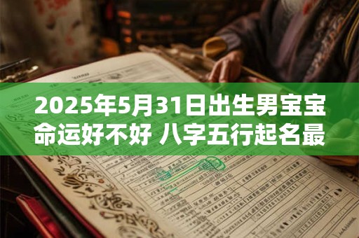 2025年5月31日出生男宝宝命运好不好 八字五行起名最全款