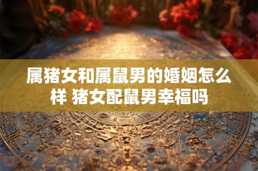 属猪女和属鼠男的婚姻怎么样 猪女配鼠男幸福吗