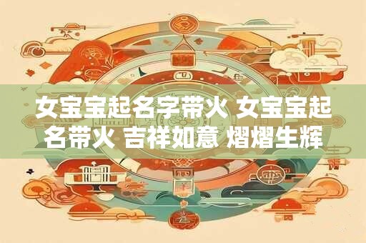 女宝宝起名字带火 女宝宝起名带火 吉祥如意 熠熠生辉