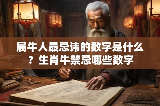属牛人最忌讳的数字是什么？生肖牛禁忌哪些数字