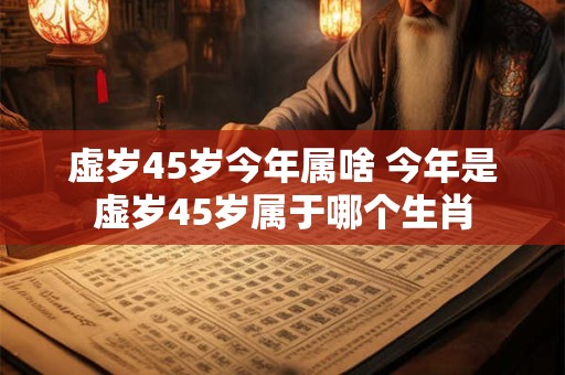虚岁45岁今年属啥 今年是虚岁45岁属于哪个生肖