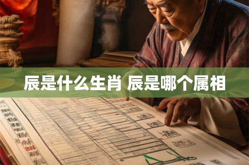 辰是什么生肖 辰是哪个属相
