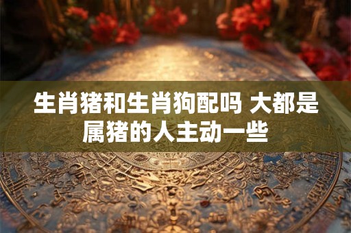 生肖猪和生肖狗配吗 大都是属猪的人主动一些