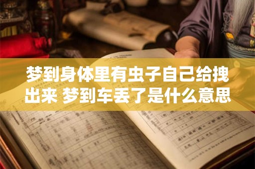 梦到身体里有虫子自己给拽出来 梦到车丢了是什么意思