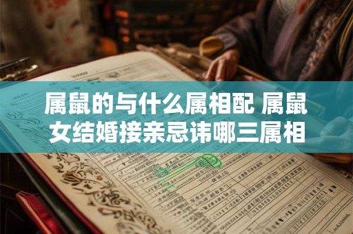 属鼠的与什么属相配 属鼠女结婚接亲忌讳哪三属相