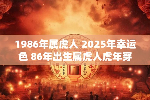1986年属虎人 2025年幸运色 86年出生属虎人虎年穿什么颜色衣服好