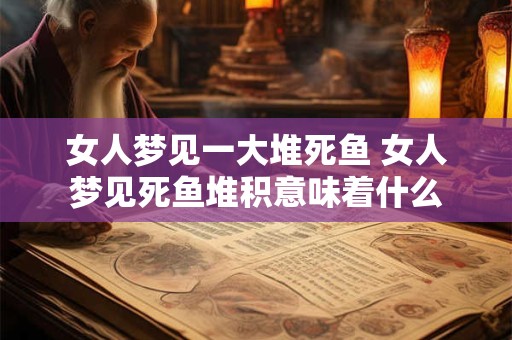 女人梦见一大堆死鱼 女人梦见死鱼堆积意味着什么