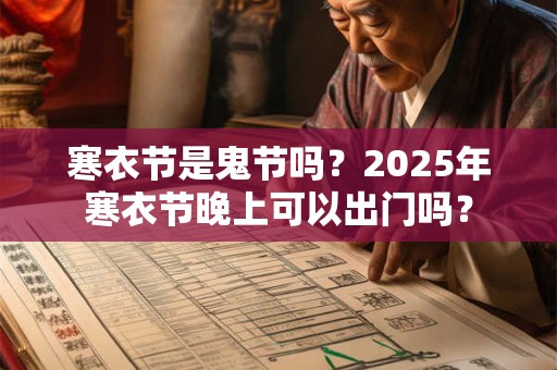 寒衣节是鬼节吗？2026年寒衣节晚上可以出门吗？