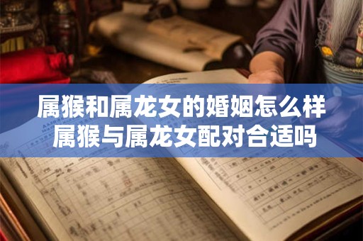 属猴和属龙女的婚姻怎么样 属猴与属龙女配对合适吗