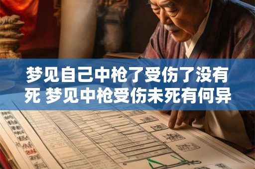 梦见自己中枪了受伤了没有死 梦见中枪受伤未死有何异象