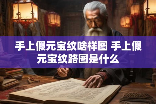 手上假元宝纹啥样图 手上假元宝纹路图是什么