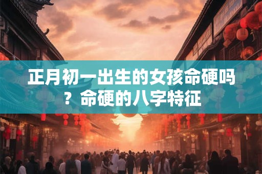 正月初一出生的女孩命硬吗？命硬的八字特征