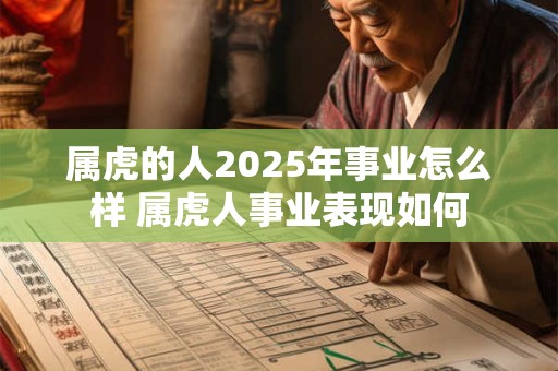 属虎的人2025年事业怎么样 属虎人事业表现如何