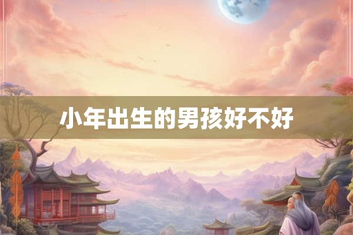 小年出生的男孩好不好
