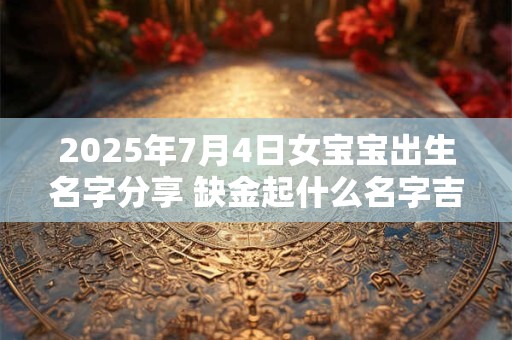 2025年7月4日女宝宝出生名字分享 缺金起什么名字吉利