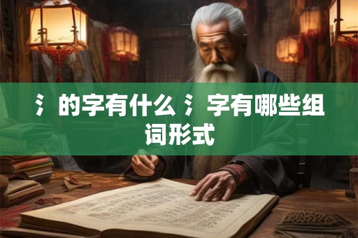 氵的字有什么 氵字有哪些组词形式