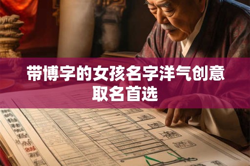 带博字的女孩名字洋气创意取名首选