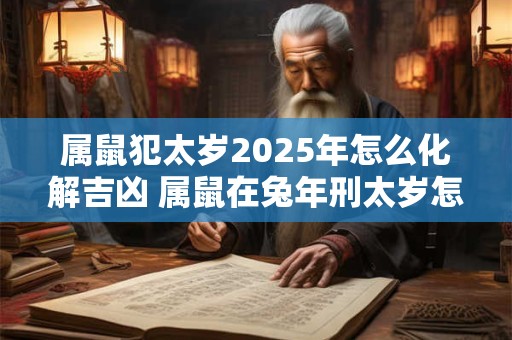 属鼠犯太岁2025年怎么化解吉凶 属鼠在兔年刑太岁怎么办