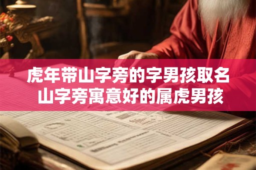 虎年带山字旁的字男孩取名 山字旁寓意好的属虎男孩名字