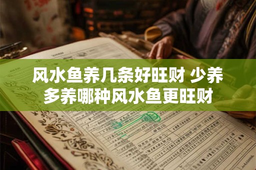风水鱼养几条好旺财 少养多养哪种风水鱼更旺财