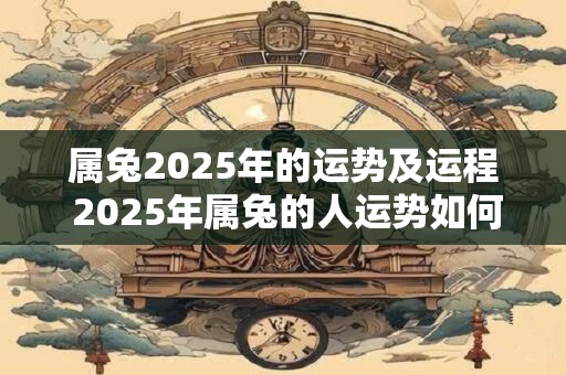 属兔2025年的运势及运程 2025年属兔的人运势如何运程如何安排