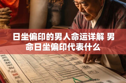 日坐偏印的男人命运详解 男命日坐偏印代表什么