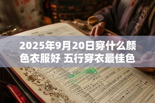 2025年9月20日穿什么颜色衣服好 五行穿衣最佳色
