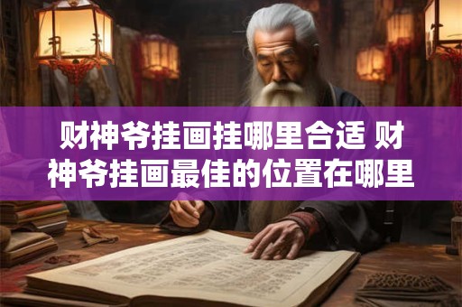 财神爷挂画挂哪里合适 财神爷挂画最佳的位置在哪里