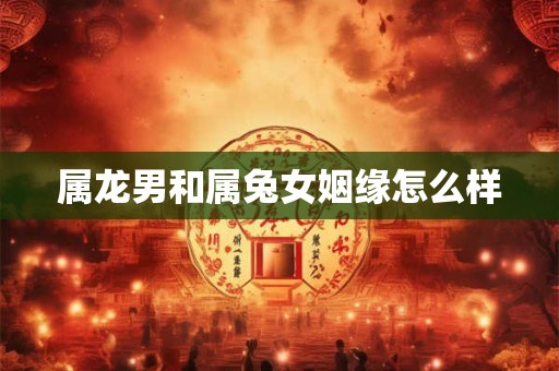 属龙男和属兔女姻缘怎么样