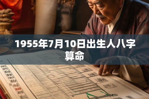 1955年7月10日出生人八字算命