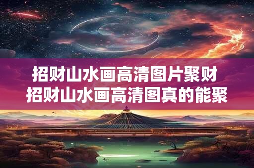 招财山水画高清图片聚财 招财山水画高清图真的能聚财吗