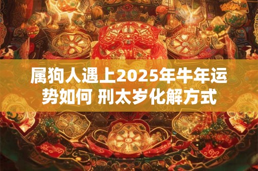 属狗人遇上2025年牛年运势如何 刑太岁化解方式