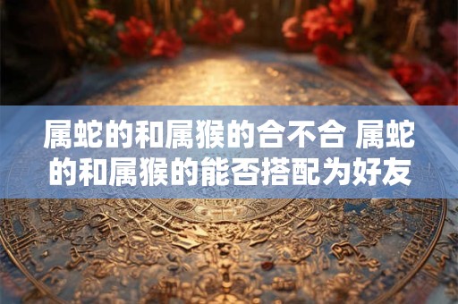 属蛇的和属猴的合不合 属蛇的和属猴的能否搭配为好友或恋人