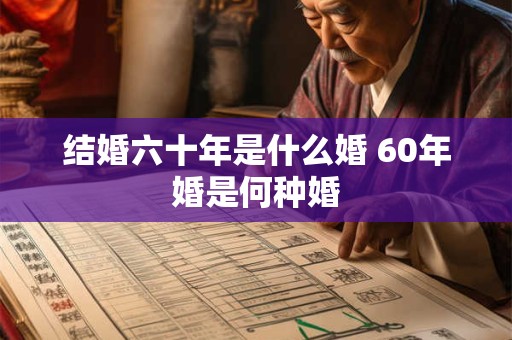 结婚六十年是什么婚 60年婚是何种婚