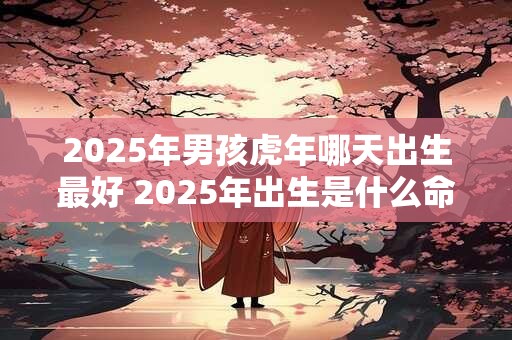 2025年男孩虎年哪天出生最好 2025年出生是什么命