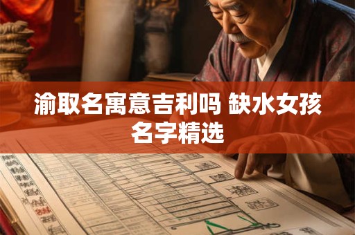渝取名寓意吉利吗 缺水女孩名字精选