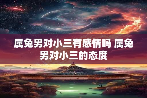 属兔男对小三有感情吗 属兔男对小三的态度