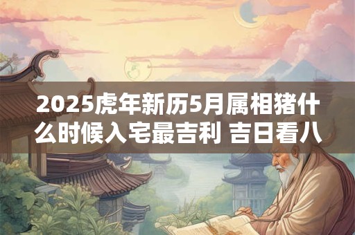 2025虎年新历5月属相猪什么时候入宅最吉利 吉日看八字