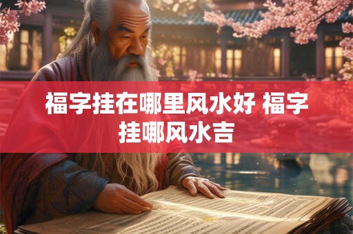 福字挂在哪里风水好 福字挂哪风水吉