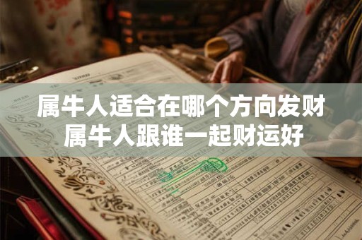 属牛人适合在哪个方向发财 属牛人跟谁一起财运好