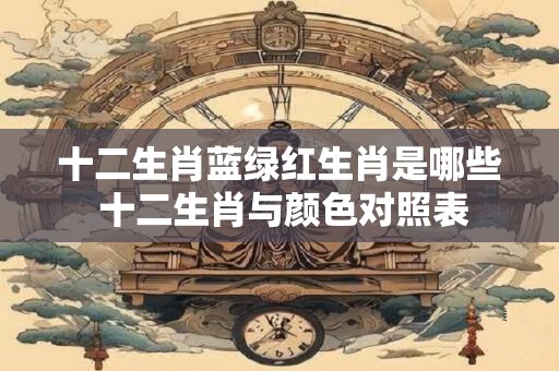 十二生肖蓝绿红生肖是哪些 十二生肖与颜色对照表